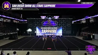 San Diego Show All Stars Sapphire San Diego Marquee 2026 Day 1