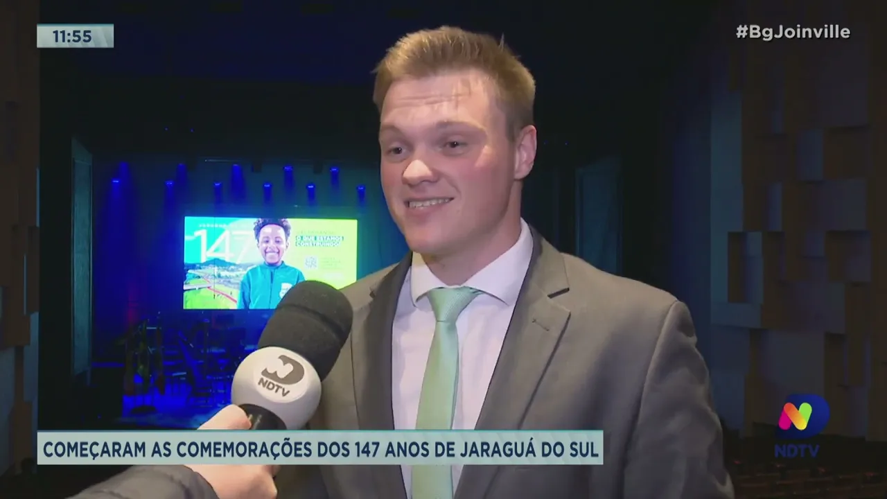 Começaram as comemorações dos 147 anos de Jaraguá do Sul