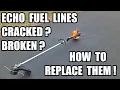 How to replace fuel lines on an Echo trimmer