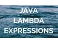 Java Lambda Expressions manohar academy