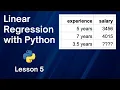 05 - Split into Training and Testing Data Linear Regression Salaries Course