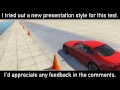 BeamNG Drive Ice Braking Test Locked Wheels vs Cadence vs Threshold