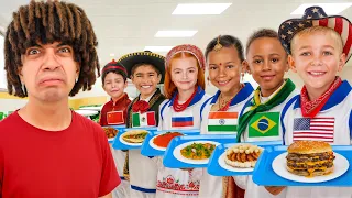 تقييم أكل المدرسه من كل بلاد العالم 😨🏴‍☠️
