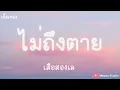 ไม่ถึงตาย - เสือสองเล (เนื้อเพลง)