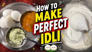HOW TO MAKE PERFECT IDLI| इडली डोसा बैटर बनाने की विधि।Idli Batter Recipe| South Indian Recipe| Yum|