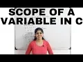 Scope of variable in C C Functions Local and Global Scope