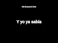 Calibre 50 - Me Enamoré Solo (LETRA)