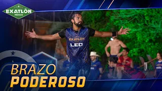 LEO DESATA SU BRAZO Y MANDA A LOS AZULES DE REGRESO A LA VILLA 360 | EXATLÓN MÉXICO DÉCIMA TEMPORADA