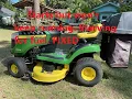 John Deere starts but won t stay running no gas to the fuel pump FIXED D100 D105 D110 E100 E105