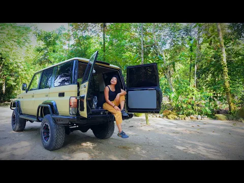 Download MP3 Sleeping in my Land Cruiser for the First Time | Solo Car Camping