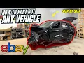How to Part Out a Car For eBay Full Dismantle Teardown Process Selling Car Parts