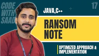 LeetCode RANSOM NOTE Solution Explained Java C LeetCode 383 Saad Aslam