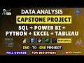 Data Analysis Capstone Project Power BI SQL Python Excel Tableau End to End Finance