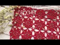 Crochet Lace Stitch NOT motifs NO connecting Tablecloth table runner summer top scarf shawl