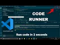 Code Runner Extension in VS code How to run code in Vscode