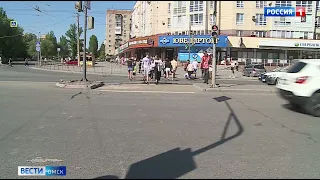 В Омске изменят схему движения транспорта у КДЦ «Кристалл»