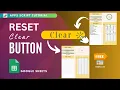 How to Create a Macro Button in Google Sheets to do a Clear Cells Action Easy Step by Step