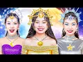 Download Lagu Rich Moon Vs Poor Sun Vs Giga Rich Star Girl Makeup Contest!