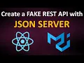 Creating a REST API with JSON-Server React Material-UI React Project Series