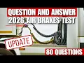 CDL AIR BRAKES PRACTICE TEST UPDATED QUESTIONS ANSWERS