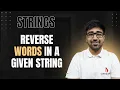 DSA in Python - Reverse Words in a String Clean Split-Reverse-Join O n Part 218 Hindi