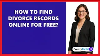 How To Find Divorce Records Online For Free