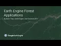 Earth Engine Forest Applications