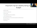 Healthy Eating On A Budget Camellia Brown
