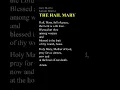 Download Lagu The Hail Mary • Ave Maria • Salam Maria - Devotion to the Holy Mother of God, Saint Mary, the Virgin