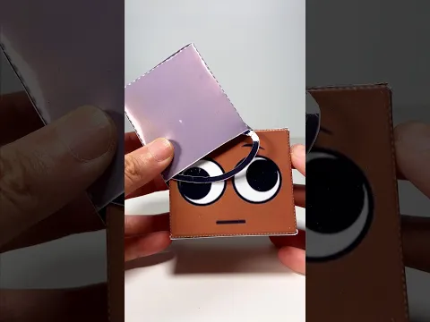 DIY a Sprunki BRUD blind box with paper#srprunki#blindbox#papercraft