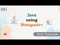 Java using Notepad Java Programming in Pankaj Mehta