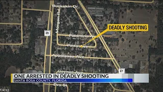 Man arrested after deadly shooting in Santa Rosa County