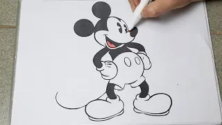 Coloring Mickey Mouse Day Disney Coloring page SHROFY COLORING