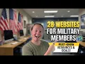 28 Military Websites You Need to Use Free Certs Travel Benefits