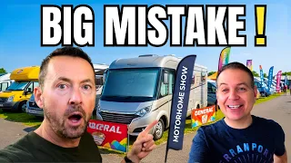 We made a BIG MISTAKE at Newark Caravan Show - Here s What Happened