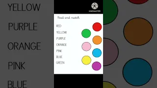 colour matching worksheet grade 1