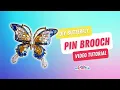 DIY Butterfly Pin Brooch - MyCraftClub Tutorial