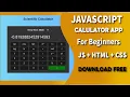 JavaScript Calculator How to Create Scientific Calculator using JavaScript HTML JavaScript Project