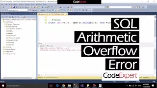 SQL Arithmetic Overflow Error Converting Numeric To Data Type Numeric