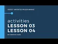 SDF04 COEPROG6 Activity 3 and 4