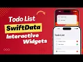 SwiftUI Minimal Todo List With SwiftData Interactive Widgets iOS 17 Xcode 15