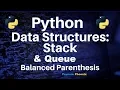 Stack and Queue Data Structure in Python