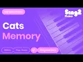 Download Lagu Memory Karaoke - Cats | Elaine Paige (Karaoke Piano)