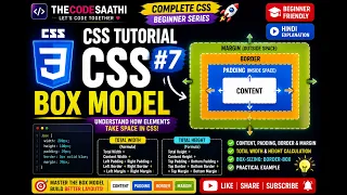 CSS Tutorial CSS Box Model Explained Content Padding Border Margin CSS for Beginners