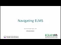 Navigating ELMS