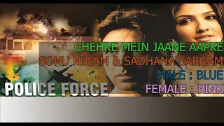 Download Chehre Mein Jaane Aapke - Sonu Nigam \u0026 Sadhana Sargam - Karaoke Duet MP3