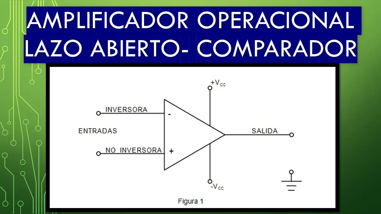 Amplificador Operacional-Lazo Abierto, Comparador