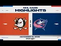 NHL Highlights | Ducks vs. Blue Jackets - December 16, 2025