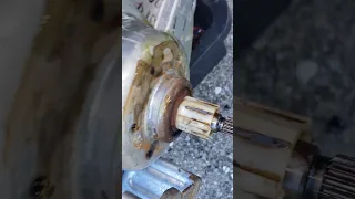 GE GTUP240EM5WW Laundry center repair - Gear assembly WH16X10185 STUCK WELDED ON TUB ASSEMBLY