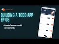 Building a Python TODO App From Front-end to Back-end with APK Compilation Ep 05